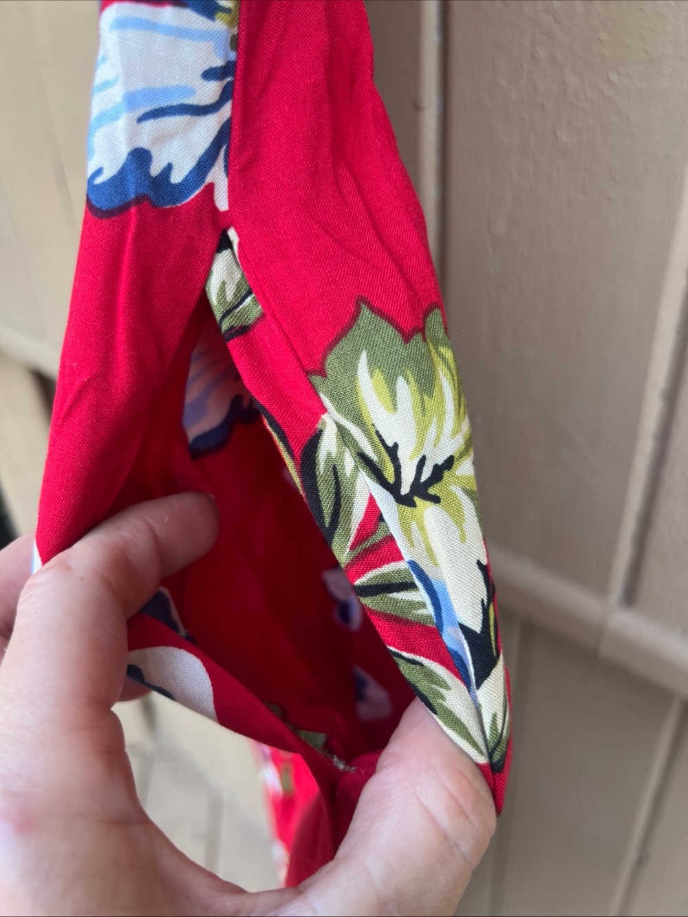 NWT  B.O.G. Collective Women’s Red Floral Strapless Jumpsuit - Size L COTTON - Picture 6 of 16